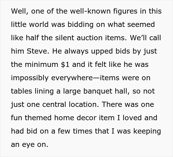 Man Turns Charity Auction Into A Competition With Helpers Bidding For Him, Guest Beats His Strategy Man Turns Charity Auction Into A Competition With Helpers Bidding For Him, Guest Beats His Strategy