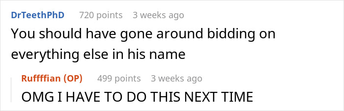 Man Turns Charity Auction Into A Competition With Helpers Bidding For Him, Guest Beats His Strategy Man Turns Charity Auction Into A Competition With Helpers Bidding For Him, Guest Beats His Strategy