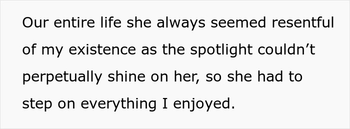 Woman Admits She’s Happy Toxic Sis Is Infertile, Says She Would Damage The Kid Like She Did With Her Woman Admits She’s Happy Toxic Sis Is Infertile, Says She Would Damage The Kid Like She Did With Her