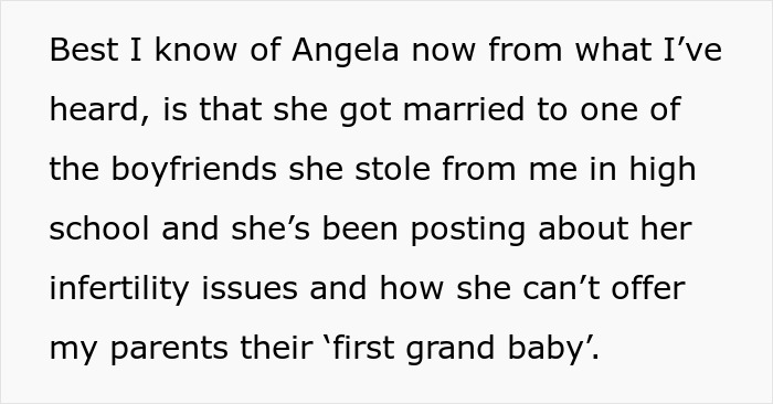 Woman Admits She’s Happy Toxic Sis Is Infertile, Says She Would Damage The Kid Like She Did With Her Woman Admits She’s Happy Toxic Sis Is Infertile, Says She Would Damage The Kid Like She Did With Her