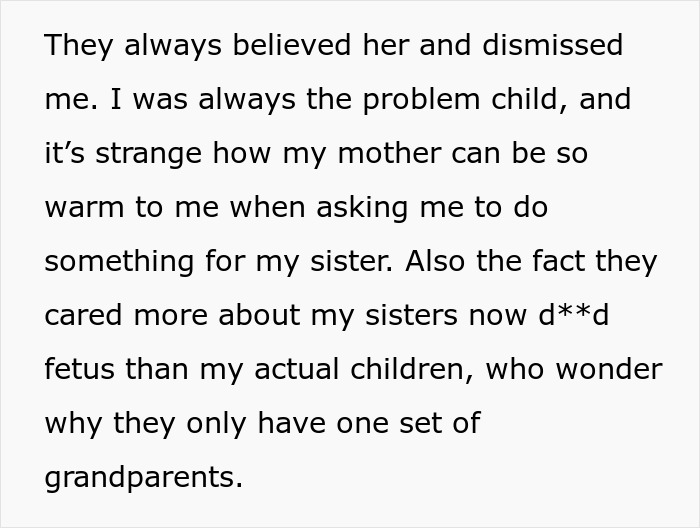 Woman Admits She’s Happy Toxic Sis Is Infertile, Says She Would Damage The Kid Like She Did With Her Woman Admits She’s Happy Toxic Sis Is Infertile, Says She Would Damage The Kid Like She Did With Her