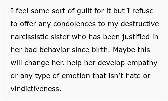 Woman Admits She’s Happy Toxic Sis Is Infertile, Says She Would Damage The Kid Like She Did With Her Woman Admits She’s Happy Toxic Sis Is Infertile, Says She Would Damage The Kid Like She Did With Her