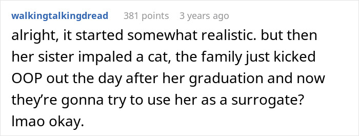 Woman Admits She’s Happy Toxic Sis Is Infertile, Says She Would Damage The Kid Like She Did With Her Woman Admits She’s Happy Toxic Sis Is Infertile, Says She Would Damage The Kid Like She Did With Her