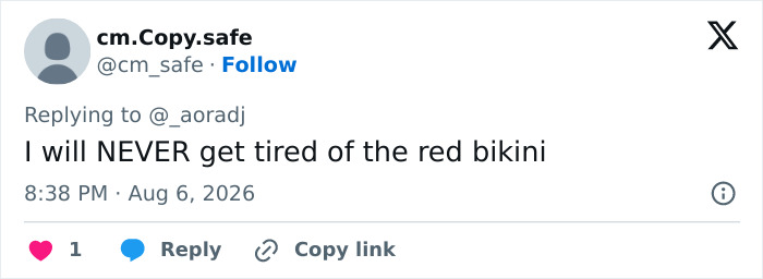 “I’ll Never Get Tired”: Viral “Red Bikini Girl” Breaks The Internet Again With New Videos In The Same Swimsuit