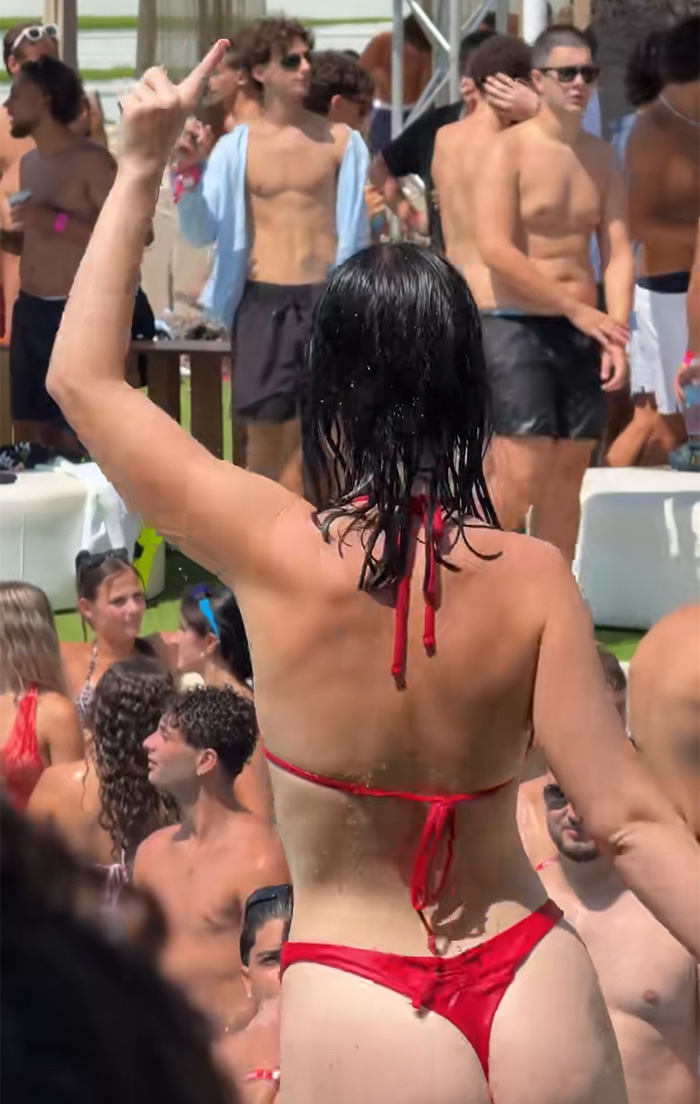 “I’ll Never Get Tired”: Viral “Red Bikini Girl” Breaks The Internet Again With New Videos In The Same Swimsuit