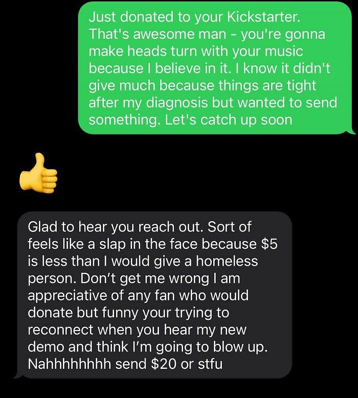 48 Cheap Friends Whose Choosing Beggar Antics Ended In A Well-Deserved Reality Check 48 Cheap Friends Whose Choosing Beggar Antics Ended In A Well-Deserved Reality Check