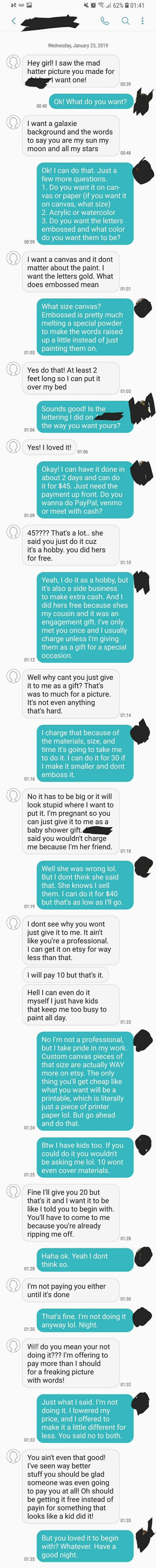 48 Cheap Friends Whose Choosing Beggar Antics Ended In A Well-Deserved Reality Check 48 Cheap Friends Whose Choosing Beggar Antics Ended In A Well-Deserved Reality Check