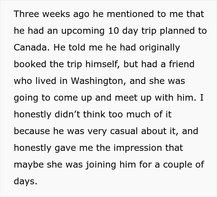 BF Leaves Out One Crucial Detail About His 10-Day Trip, GF Connects The Dots Herself
