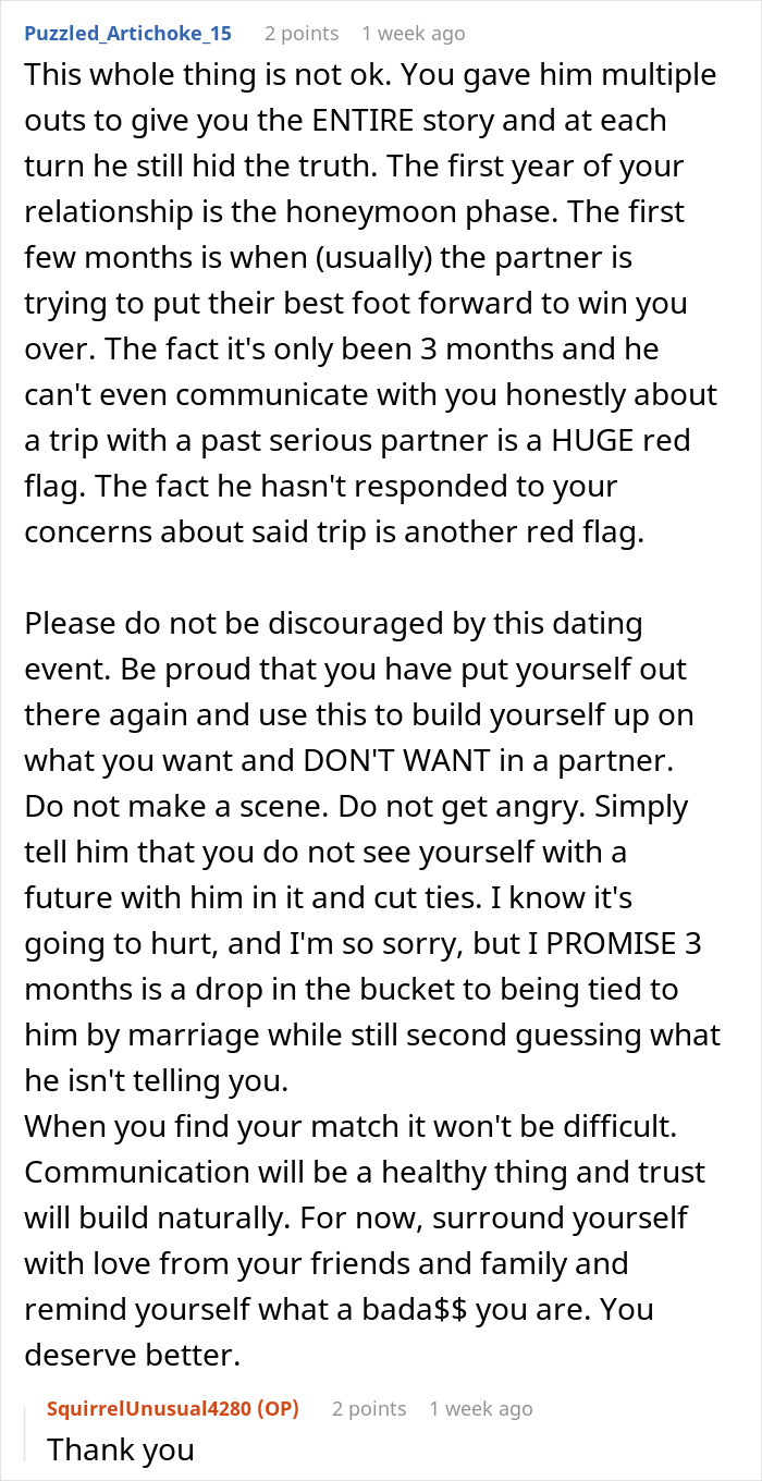 BF Leaves Out One Crucial Detail About His 10-Day Trip, GF Connects The Dots Herself