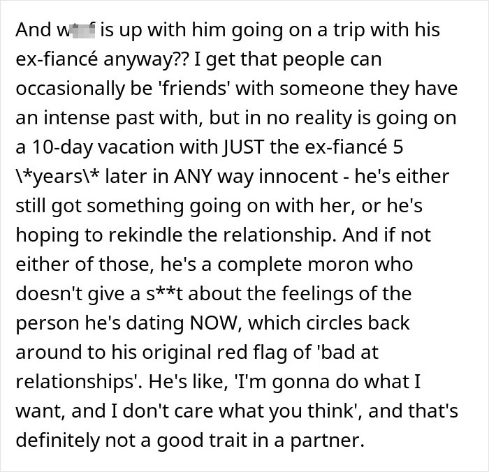 BF Leaves Out One Crucial Detail About His 10-Day Trip, GF Connects The Dots Herself