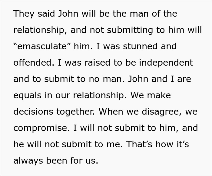 &ldquo;A Christian Woman That Submits&rdquo;: Bride Wants To Cancel A Wedding Reception After In-Laws&rsquo; Marriage Advice Leaves Her Speechless