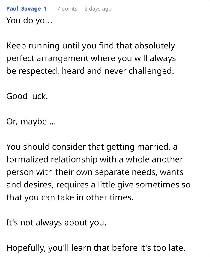 Man Convinces Girlfriend To Finally Get Married, She Realizes It’s A Huge Mistake Months Before The Wedding Man Convinces Girlfriend To Finally Get Married, She Realizes It’s A Huge Mistake Months Before The Wedding