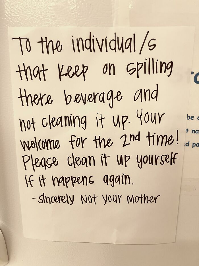 59 Times Petty People Left The Most Hilarious And Infuriating Passive-Aggressive Notes (New Pics) 59 Times Petty People Left The Most Hilarious And Infuriating Passive-Aggressive Notes (New Pics)