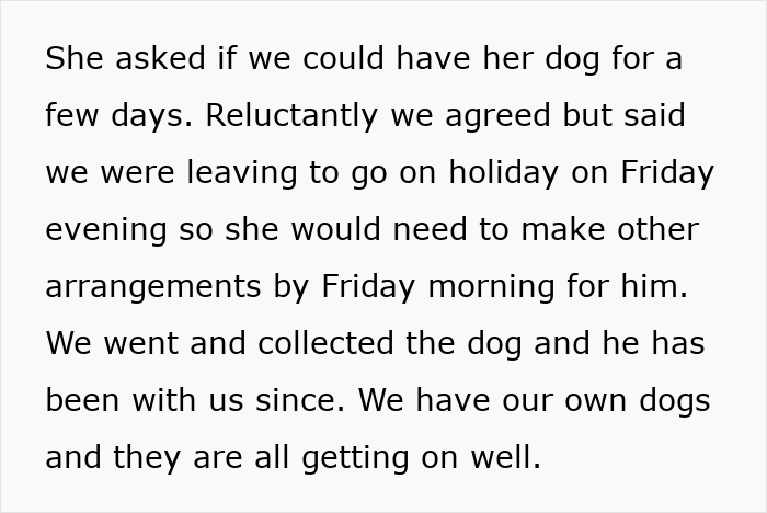 Neighbor Asks Couple To Watch Her Dog &ldquo;For A Few Days,&rdquo; Disappears When They Try To Return Him