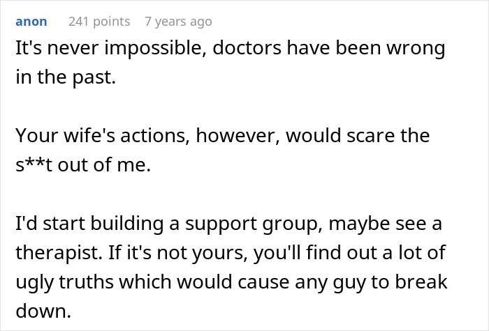 Husband Starts Questioning Everything After Wife Announces Pregnancy: “This Shouldn’t Be Possible” Husband Starts Questioning Everything After Wife Announces Pregnancy: “This Shouldn’t Be Possible”