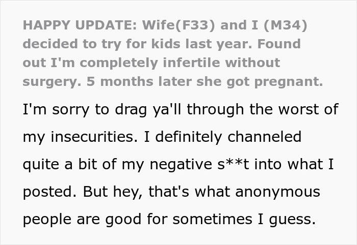 Husband Starts Questioning Everything After Wife Announces Pregnancy: “This Shouldn’t Be Possible” Husband Starts Questioning Everything After Wife Announces Pregnancy: “This Shouldn’t Be Possible”