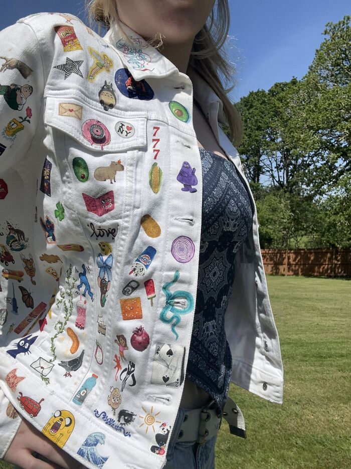 Artist Spent Five Years Filling One Jacket With The Pop Culture That Shaped Gen-Z&rsquo;s Childhood