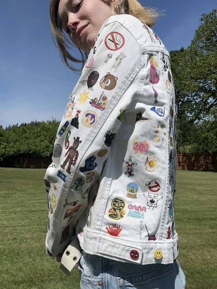 Artist Spent Five Years Filling One Jacket With The Pop Culture That Shaped Gen-Z&rsquo;s Childhood