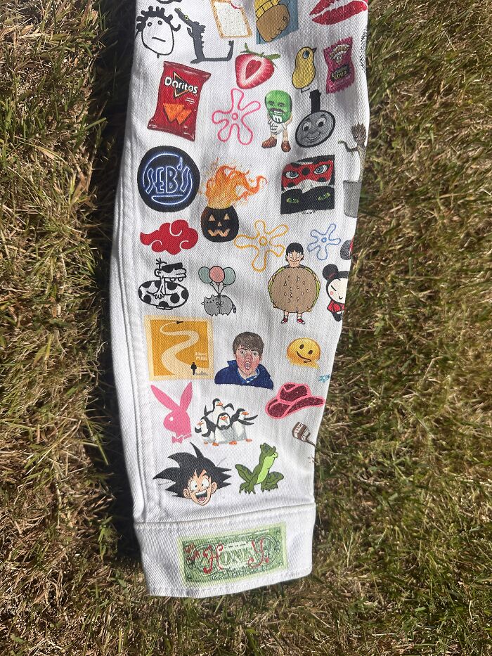 Artist Spent Five Years Filling One Jacket With The Pop Culture That Shaped Gen-Z&rsquo;s Childhood