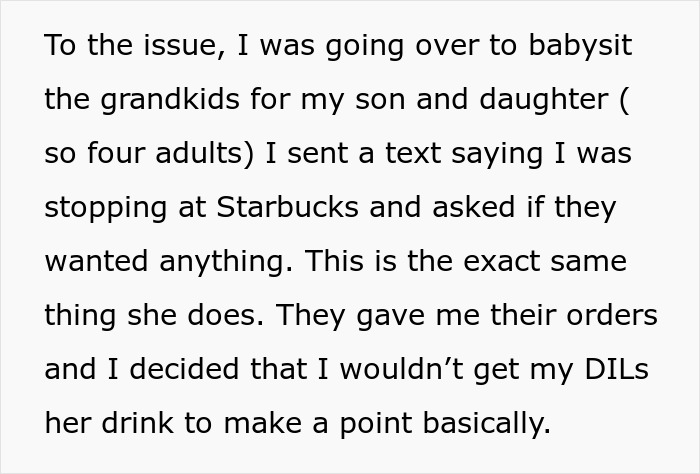 MIL Matches DIL’s Pettiness And Refuses To Get Her Coffee Order, Son Demands She Apologize