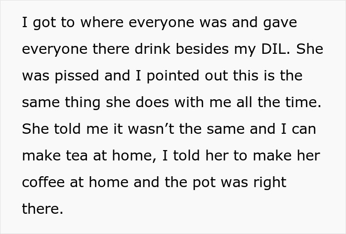 MIL Matches DIL’s Pettiness And Refuses To Get Her Coffee Order, Son Demands She Apologize
