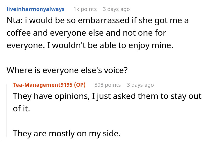 MIL Matches DIL’s Pettiness And Refuses To Get Her Coffee Order, Son Demands She Apologize