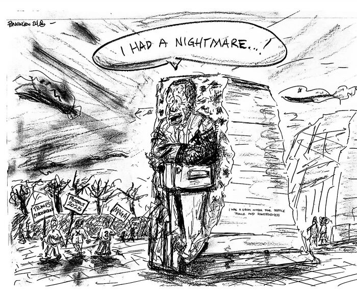 This Artist Turns AI, Politics, And Everyday Hypocrisy Into 30 Sharp Cartoons This Artist Turns AI, Politics, And Everyday Hypocrisy Into 30 Sharp Cartoons