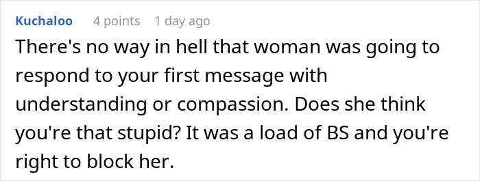 Entitled MIL Refuses To Take In Her Drunk Son, Blames His Ex-Wife For Finally Quitting The Role Entitled MIL Refuses To Take In Her Drunk Son, Blames His Ex-Wife For Finally Quitting The Role