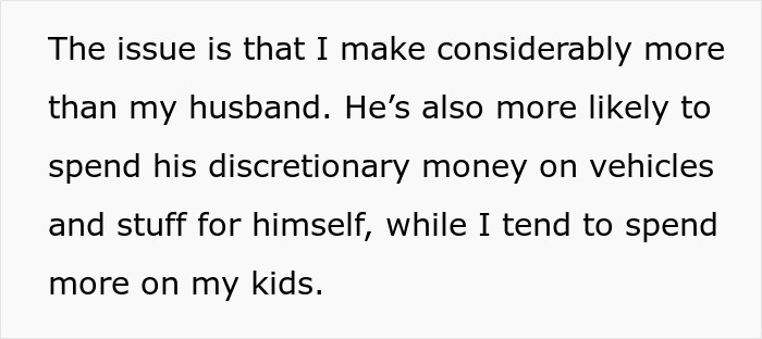 Mom Earns More Than Hubs But Refuses To Fund His Kids, Stepdaughter Says Her Children Get Everything Mom Earns More Than Hubs But Refuses To Fund His Kids, Stepdaughter Says Her Children Get Everything