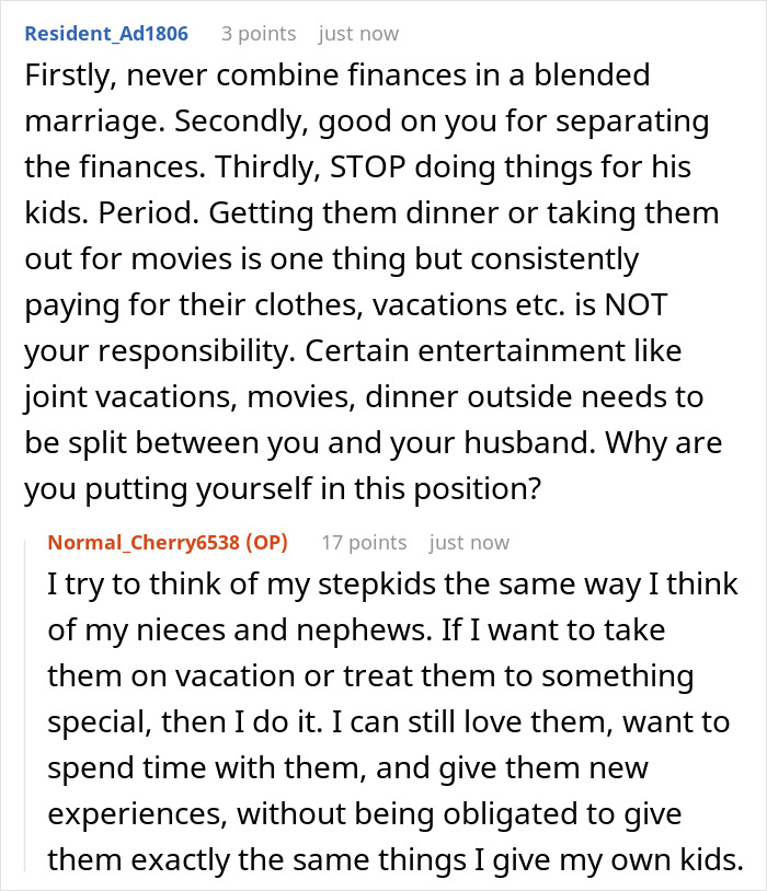 Mom Earns More Than Hubs But Refuses To Fund His Kids, Stepdaughter Says Her Children Get Everything Mom Earns More Than Hubs But Refuses To Fund His Kids, Stepdaughter Says Her Children Get Everything