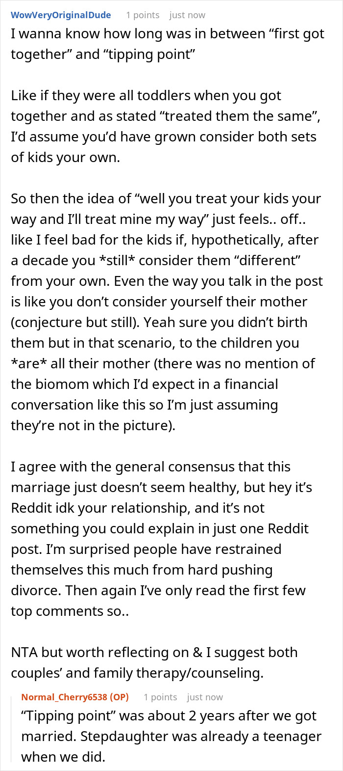 Mom Earns More Than Hubs But Refuses To Fund His Kids, Stepdaughter Says Her Children Get Everything Mom Earns More Than Hubs But Refuses To Fund His Kids, Stepdaughter Says Her Children Get Everything