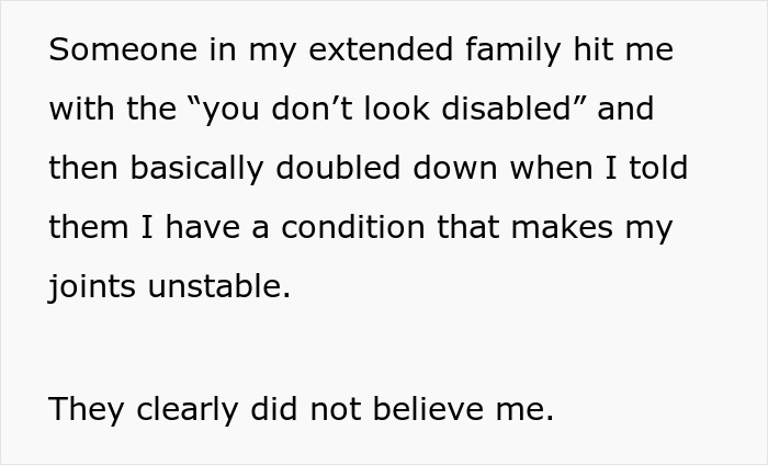 Nosy Relative Doubts Woman’s Disability, She Pops Her Joint Out And Leaves Them Horrified Nosy Relative Doubts Woman’s Disability, She Pops Her Joint Out And Leaves Them Horrified
