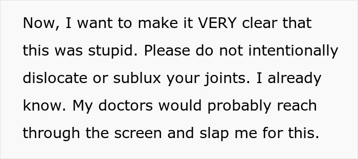 Nosy Relative Doubts Woman’s Disability, She Pops Her Joint Out And Leaves Them Horrified Nosy Relative Doubts Woman’s Disability, She Pops Her Joint Out And Leaves Them Horrified