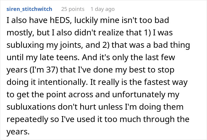 Nosy Relative Doubts Woman’s Disability, She Pops Her Joint Out And Leaves Them Horrified Nosy Relative Doubts Woman’s Disability, She Pops Her Joint Out And Leaves Them Horrified