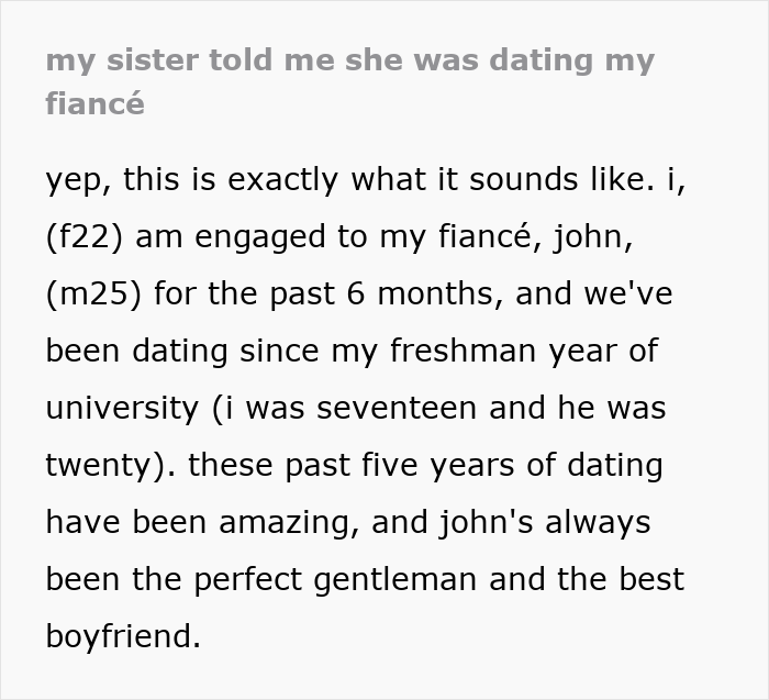 Woman Watches In Horror As Sis Kisses Her Fiancé, Who Turns Out To Be The Secret Guy She Dated In UK Woman Watches In Horror As Sis Kisses Her Fiancé, Who Turns Out To Be The Secret Guy She Dated In UK