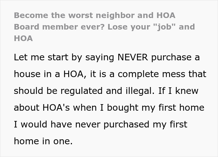 Homeowner Gets Fined $1,500 A Day By His HOA, So He Decides To Fight Back And Destroy The Entire Thing Homeowner Gets Fined $1,500 A Day By His HOA, So He Decides To Fight Back And Destroy The Entire Thing