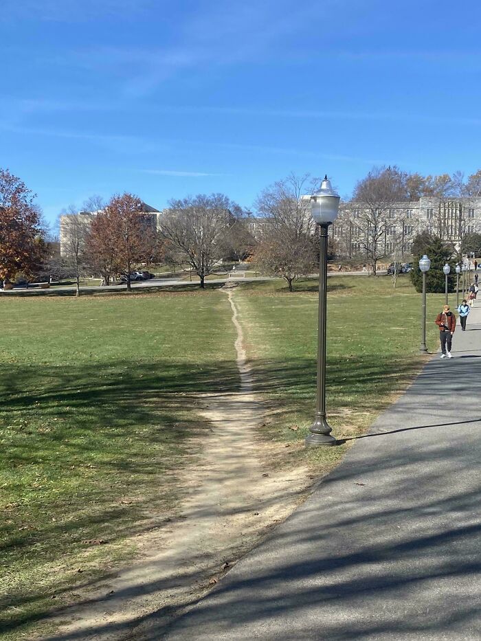 97 Times Urban Planners Failed To Predict What People Want, And It Resulted In &lsquo;Desire Paths&rsquo; (New Pics)