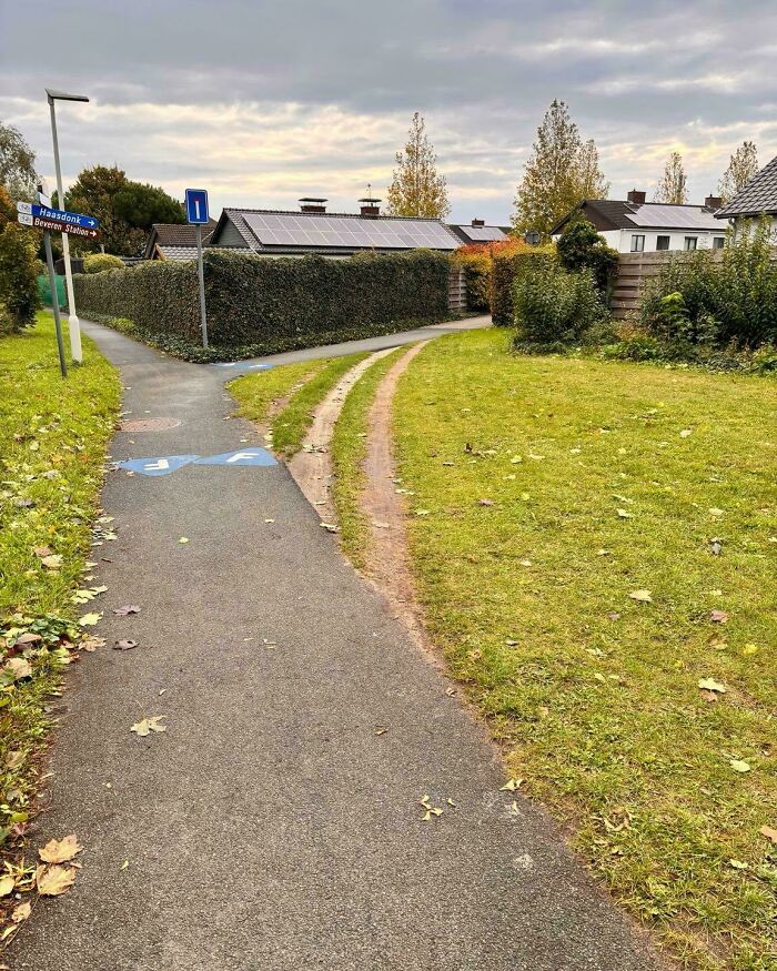 97 Times Urban Planners Failed To Predict What People Want, And It Resulted In &lsquo;Desire Paths&rsquo; (New Pics)