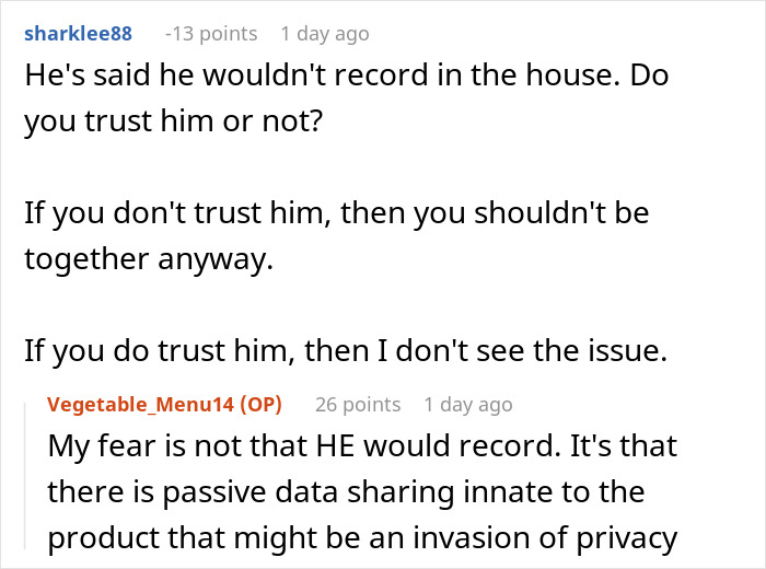 Guy&rsquo;s New Tech Toy Makes His Fianc&eacute;e Feel Like She&rsquo;s Being Spied On In Her Own Home