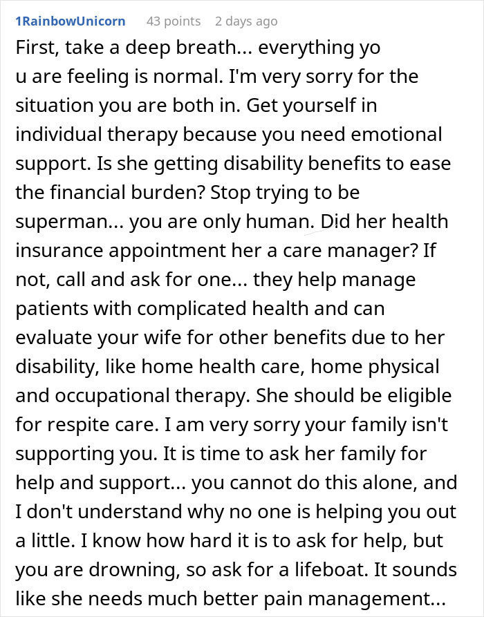 Husband’s Life Is A Living Hell Due To Wife’s Disability After An Accident: “Don’t Know If I Can Do This” Husband’s Life Is A Living Hell Due To Wife’s Disability After An Accident: “Don’t Know If I Can Do This”