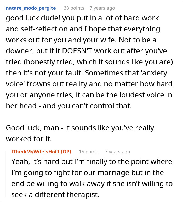 Wife Triggered By Younger Husband’s Ex, Suddenly Feels He’s Using Her, Her Biased Therapist Agrees
