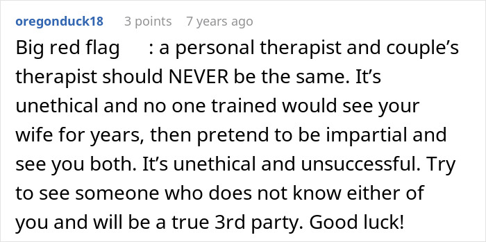 Wife Triggered By Younger Husband’s Ex, Suddenly Feels He’s Using Her, Her Biased Therapist Agrees