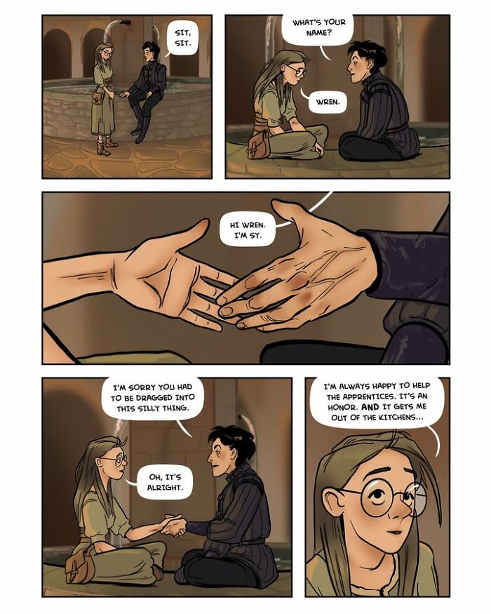 Captivating Female-Led Fantasy Webcomic Serpent By Yael Nathan
