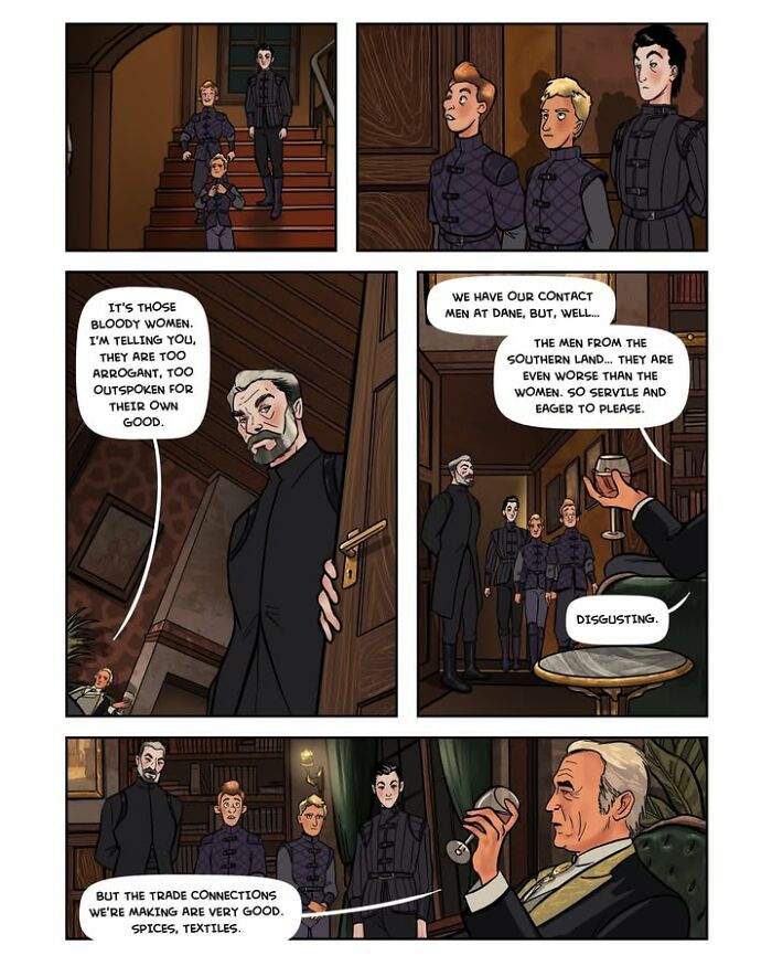 Captivating Female-Led Fantasy Webcomic Serpent By Yael Nathan
