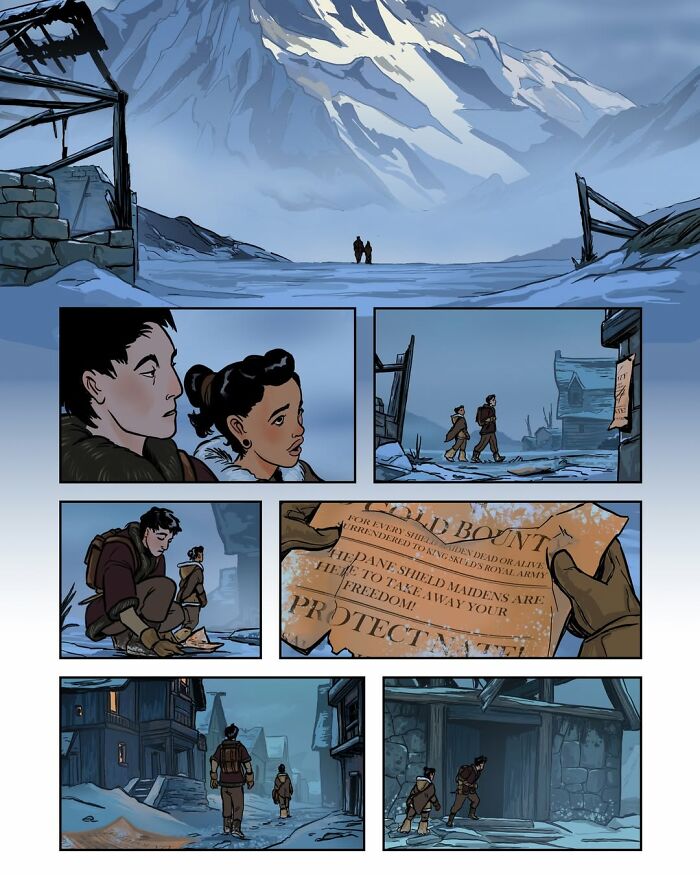 Captivating Female-Led Fantasy Webcomic Serpent By Yael Nathan