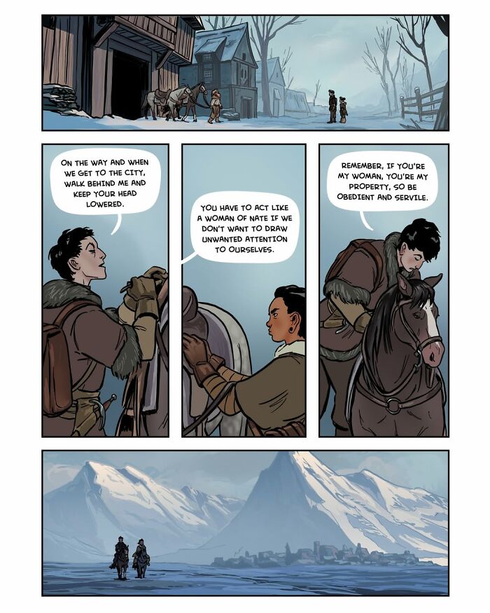 Captivating Female-Led Fantasy Webcomic Serpent By Yael Nathan