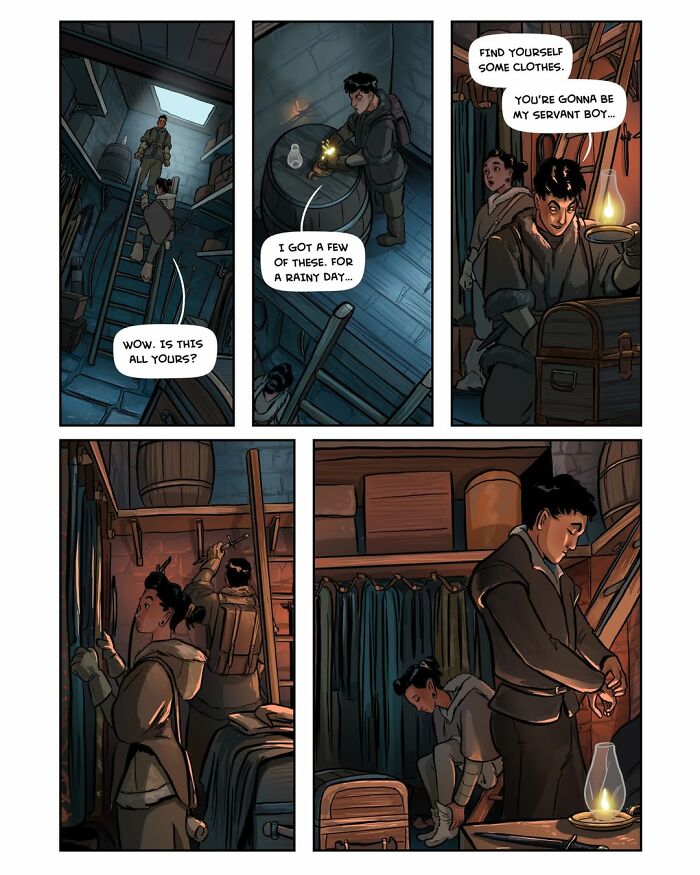 Captivating Female-Led Fantasy Webcomic Serpent By Yael Nathan