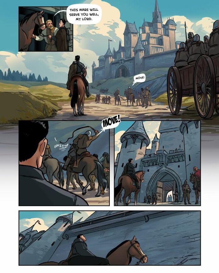 Captivating Female-Led Fantasy Webcomic Serpent By Yael Nathan