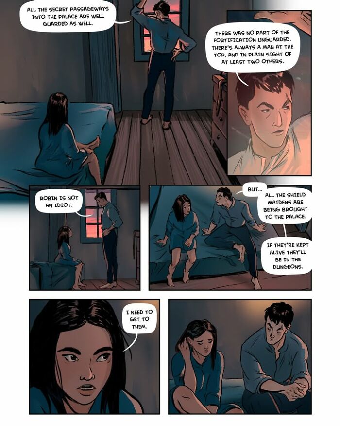 Captivating Female-Led Fantasy Webcomic Serpent By Yael Nathan