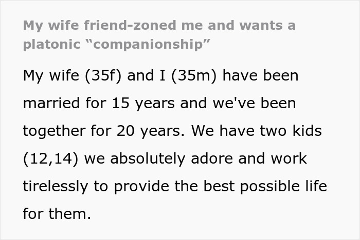 Wife Pushes Husband Into The Friend Zone, Then Panics When He Actually Becomes Just A Friend Wife Pushes Husband Into The Friend Zone, Then Panics When He Actually Becomes Just A Friend